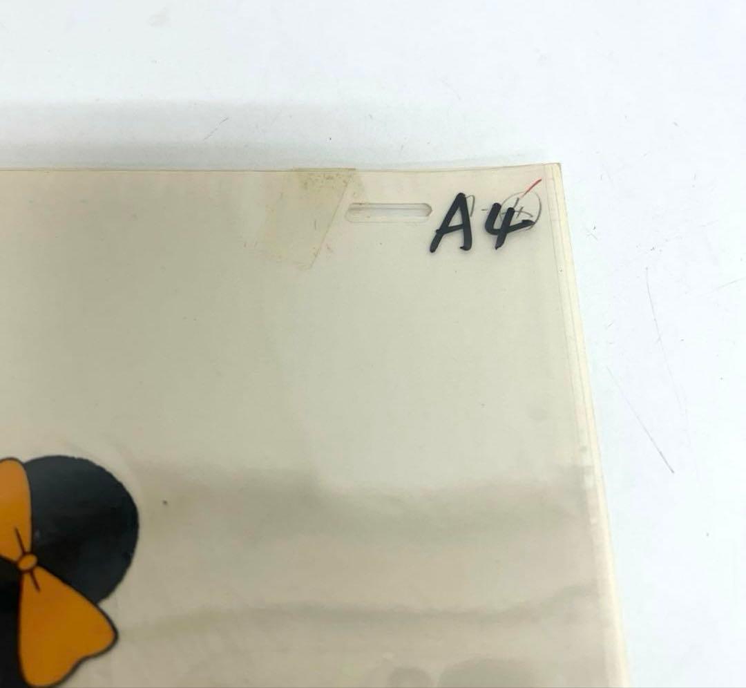 e680- ちびまる子ちゃんセル画 みんなでフランス料理を食べに行く