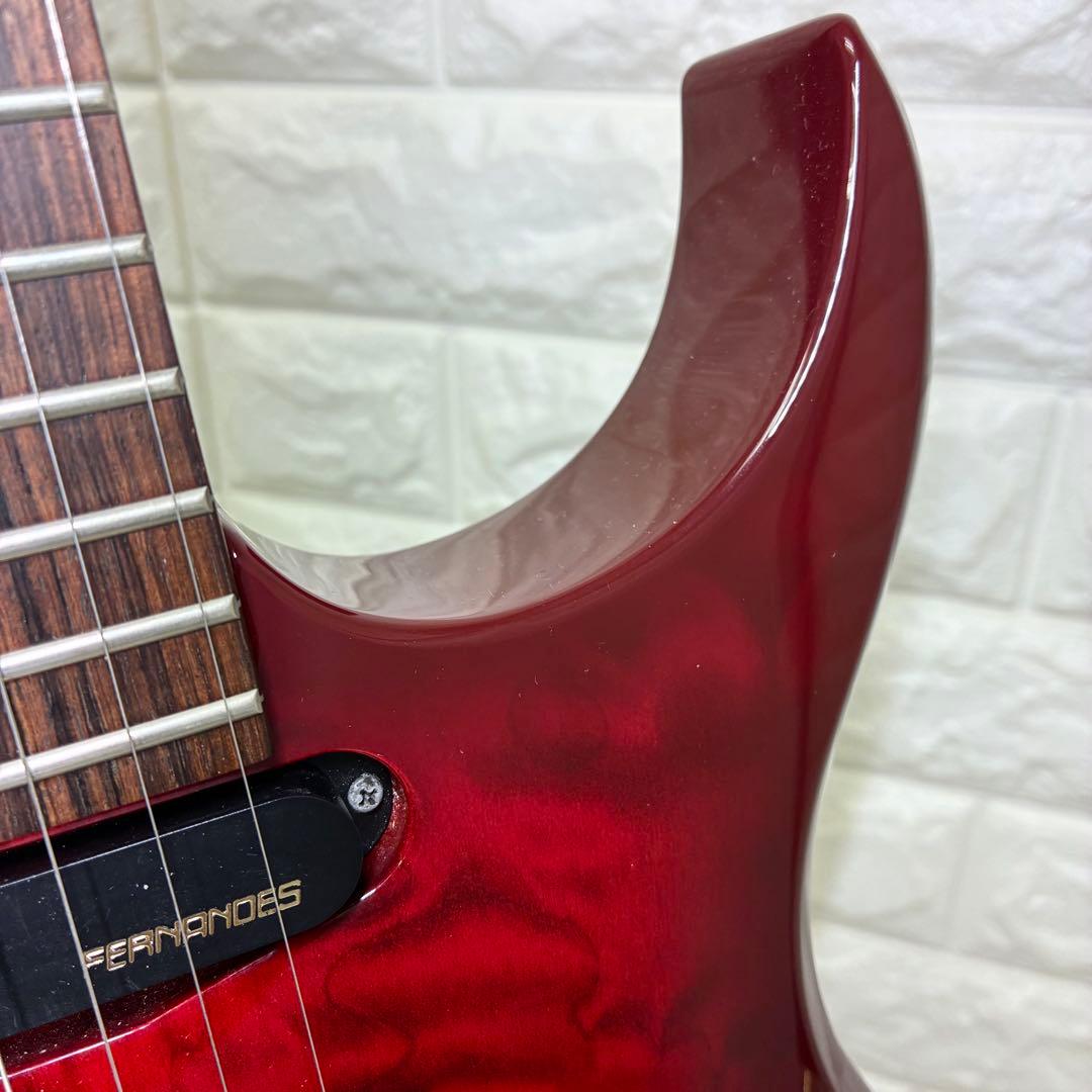 FERNANDES FGZ-420 キルトメイプルトップ 赤 エレキギター