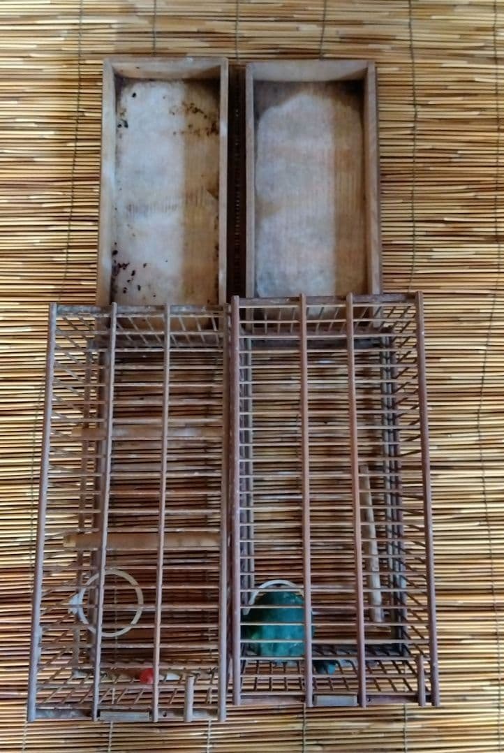 昭和　日本製　鳥かご　メジロ籠　12個セット　高さ17センチ