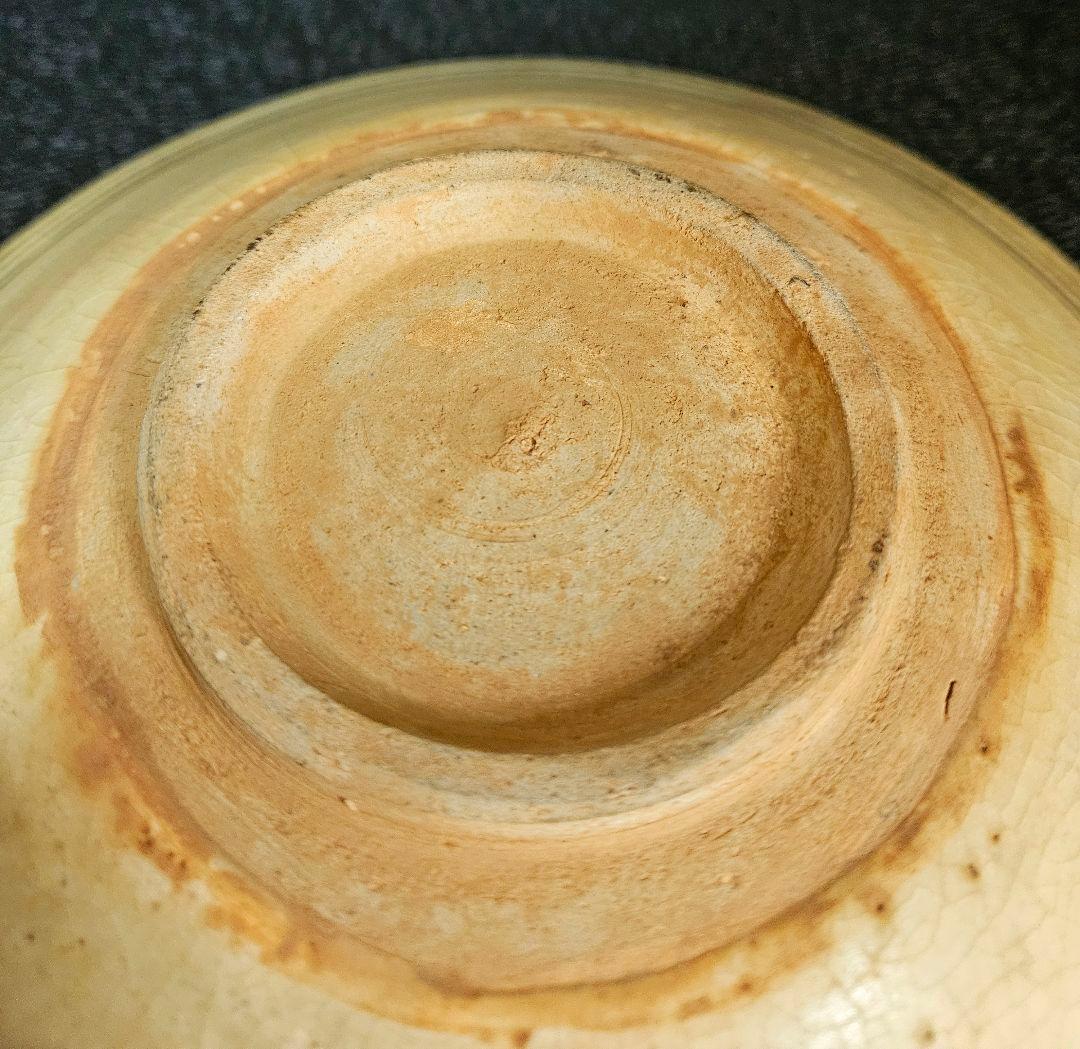 【上作品❗】14世紀頃　東南アジア古陶磁器　タイ古陶　スコタイ　魚文鉢皿　宋胡録