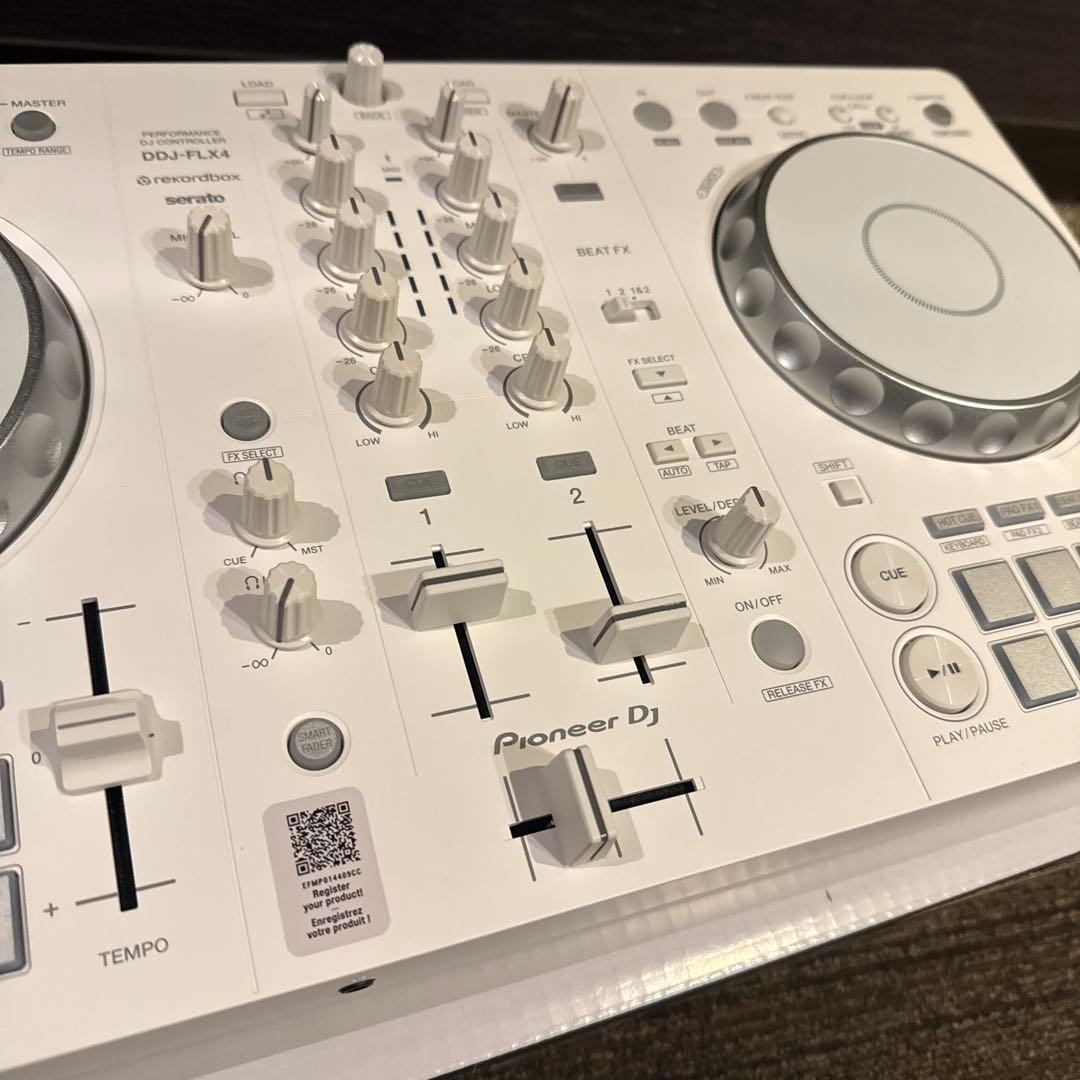 Pioneer DJ DDJ-FLX4-W DJコントローラー 使用浅