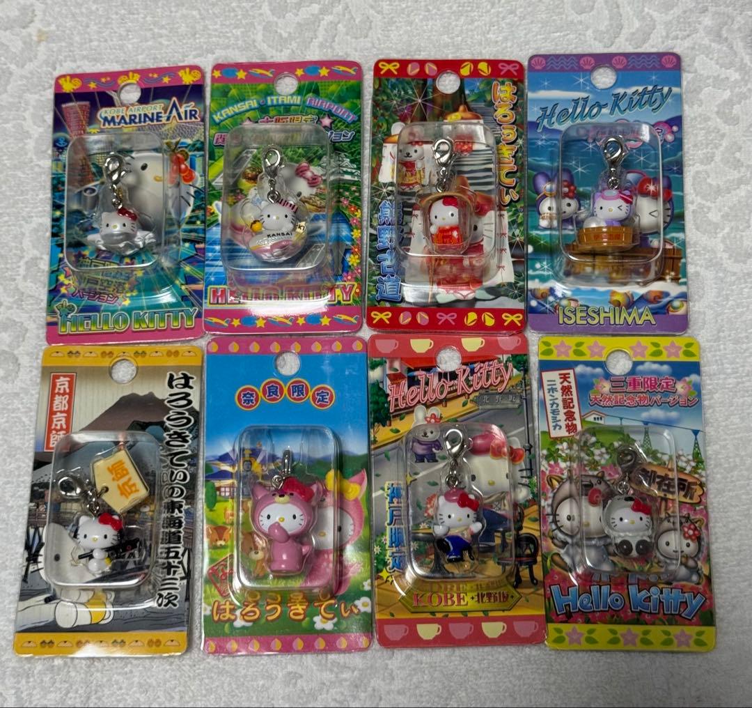 ご当地ハローキティ キーホルダー ファスナーマスコットセット 45個 近畿地方1