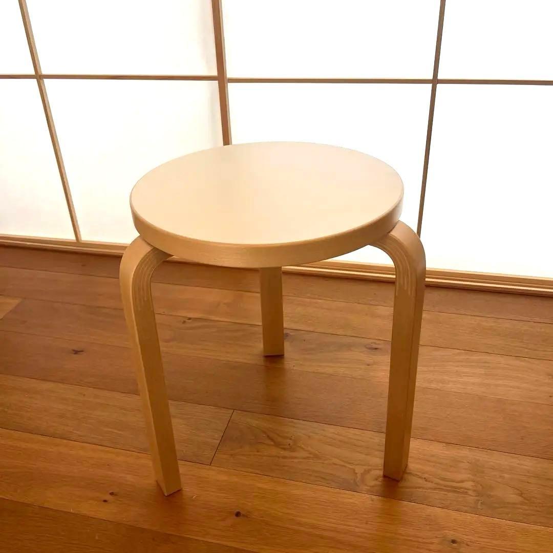 Artek　アルテック　スツール 60 ホワイト ラミネート　北欧家具