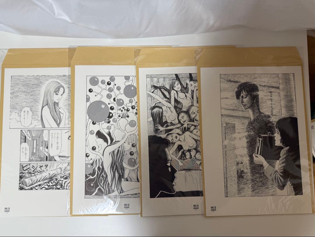 伊藤潤二 ENCHANTMENT 原稿4ページ