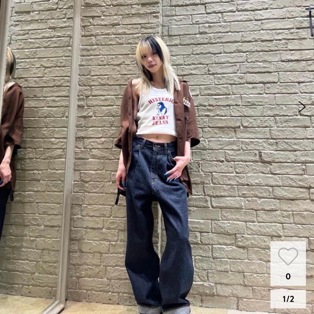 HYSTERIC GLAMOUR HYS KINKY JEANS タンクトップ