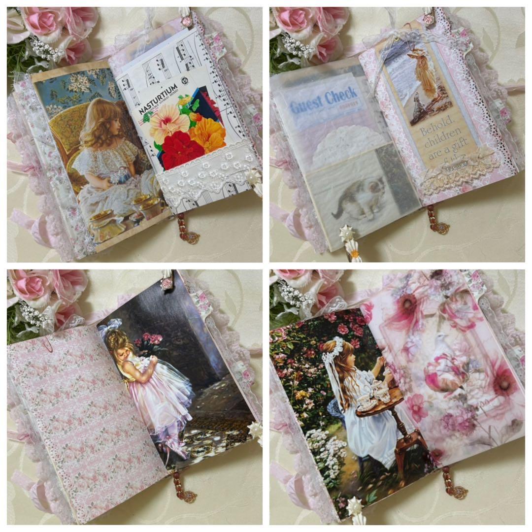 薔薇とレースのジャンクジャーナル・雑記帳　My Family♡