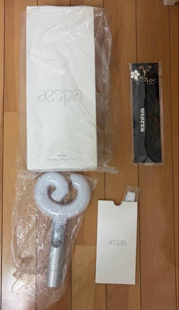 aespa ペンライト ver.2 ウィンターペンライトキーホルダーセット