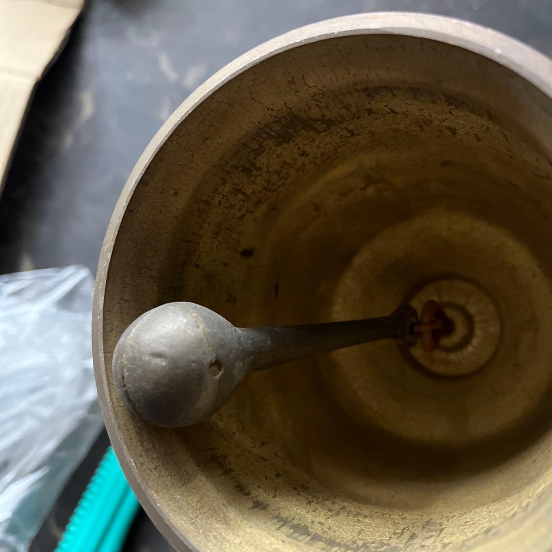 82です アンティーク真鍮製ドアベル、フランス製ドアベル、