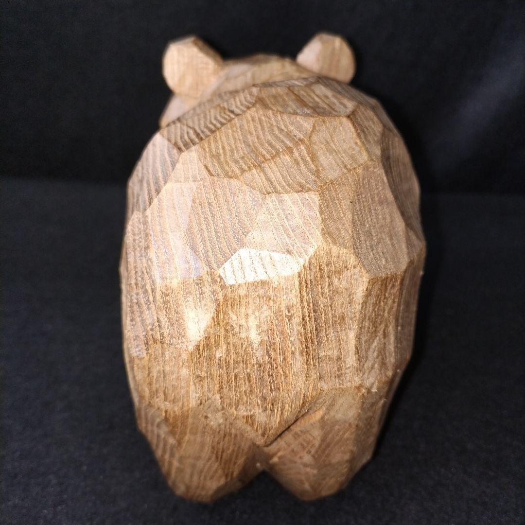 クマの木彫り 可愛い サイン無し 無名