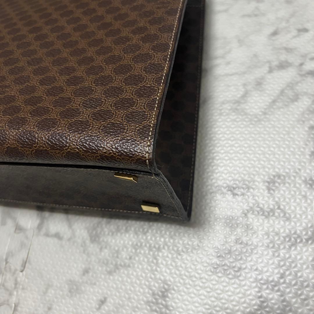 美品✨希少✨セリーヌ ガンチーニハンドル マカダム ハンドバッグ ビンテージ