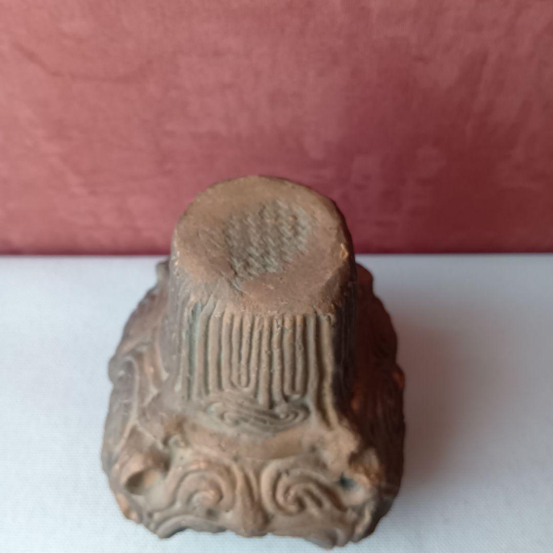 火焔型土器◆ミニサイズ◆素焼き◆遺跡出土品レプリカ◆縄文土器/インテリア/飾り