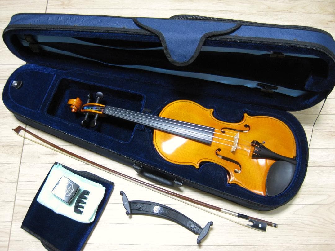 【美麗国産】 Pino ピノ #15V バイオリン 4/4 付属品セット