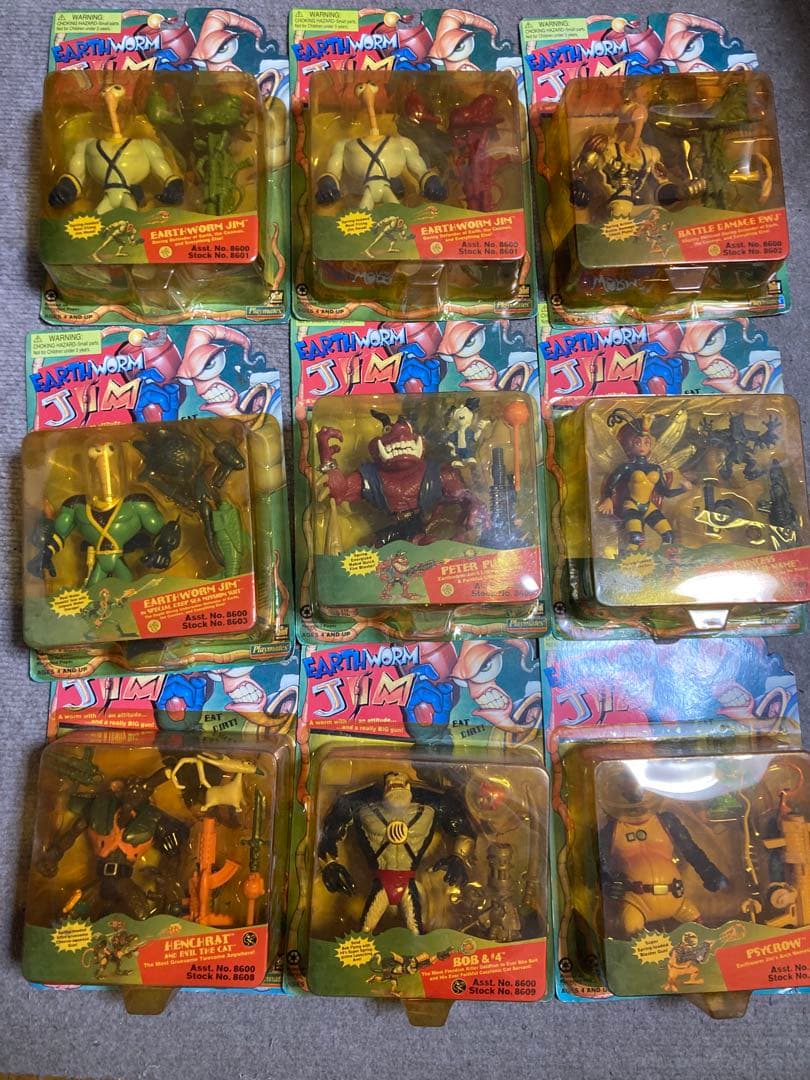 週末セール　アクションフィギュア　EARTH WORM JIM アースワームジム