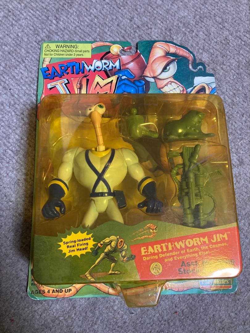 週末セール　アクションフィギュア　EARTH WORM JIM アースワームジム