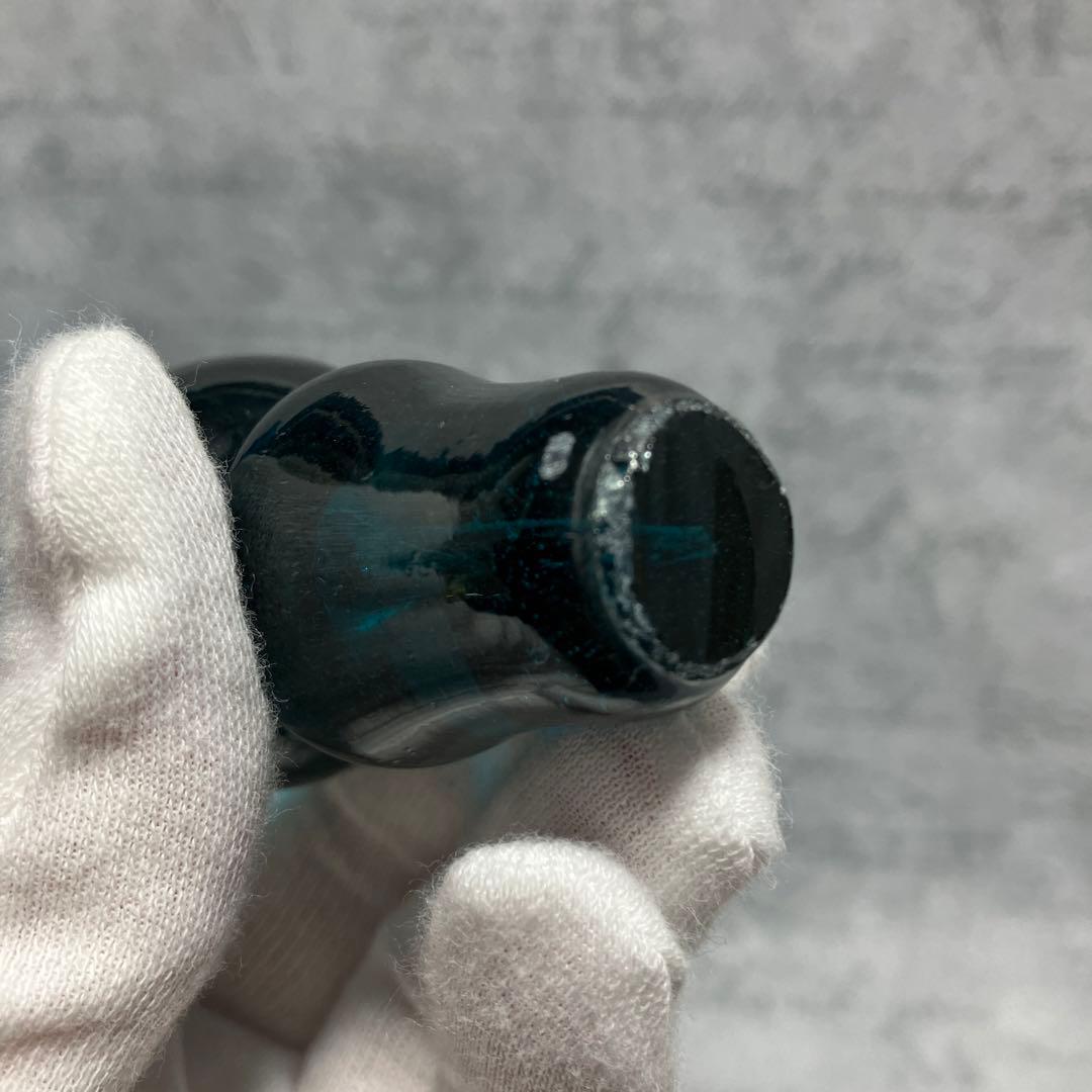 津軽びぃどろ　吹きガラス　カラフェ　　デキャンタ　水差し　首巻き　民藝