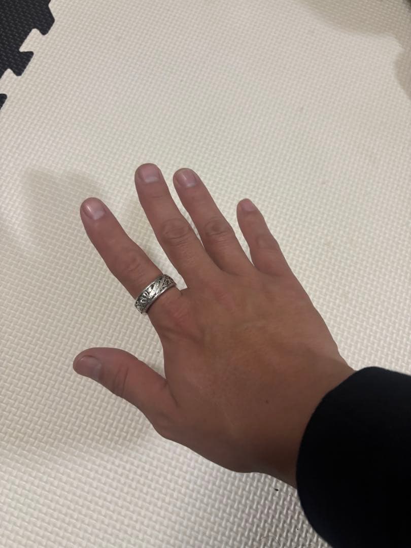 ジャスティンデイビス　925シルバー 彫刻リング