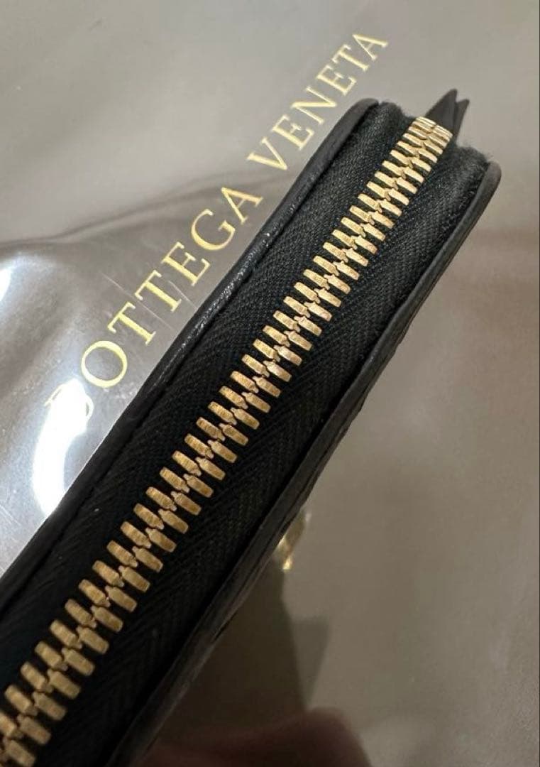 ★【極美品】ボッテガヴェネタ ケース ラム／ネロブラック／ゴールド✨✨✨4️⃣