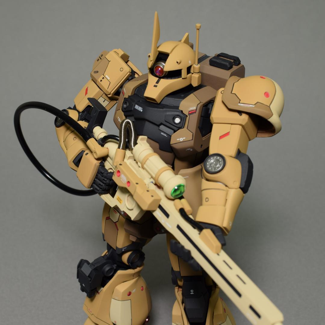 MGザクVer2.0改修 MS-05L ザクスナイパー 塗装済完成品