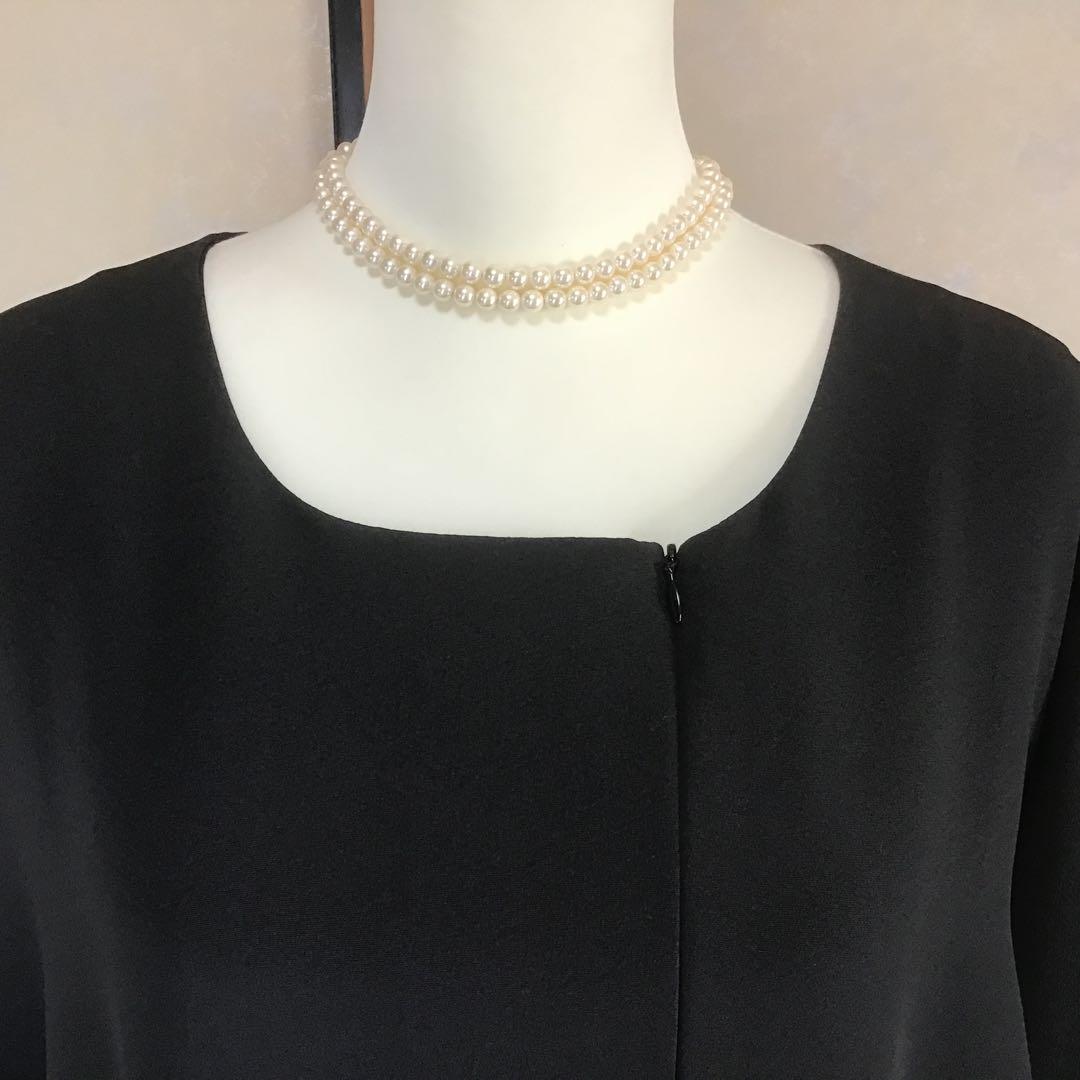 留袖リメイクワンピース❣️郡鶴　一部刺繍4L 着丈126