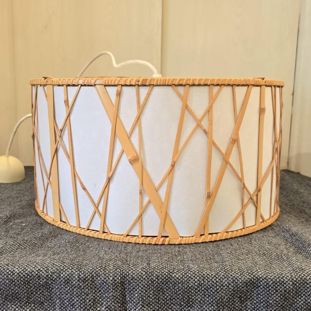 i+ 【美品】　ヤマギワ 竹 真竹 ペンダントライト 伝統工芸 照明 ランプ