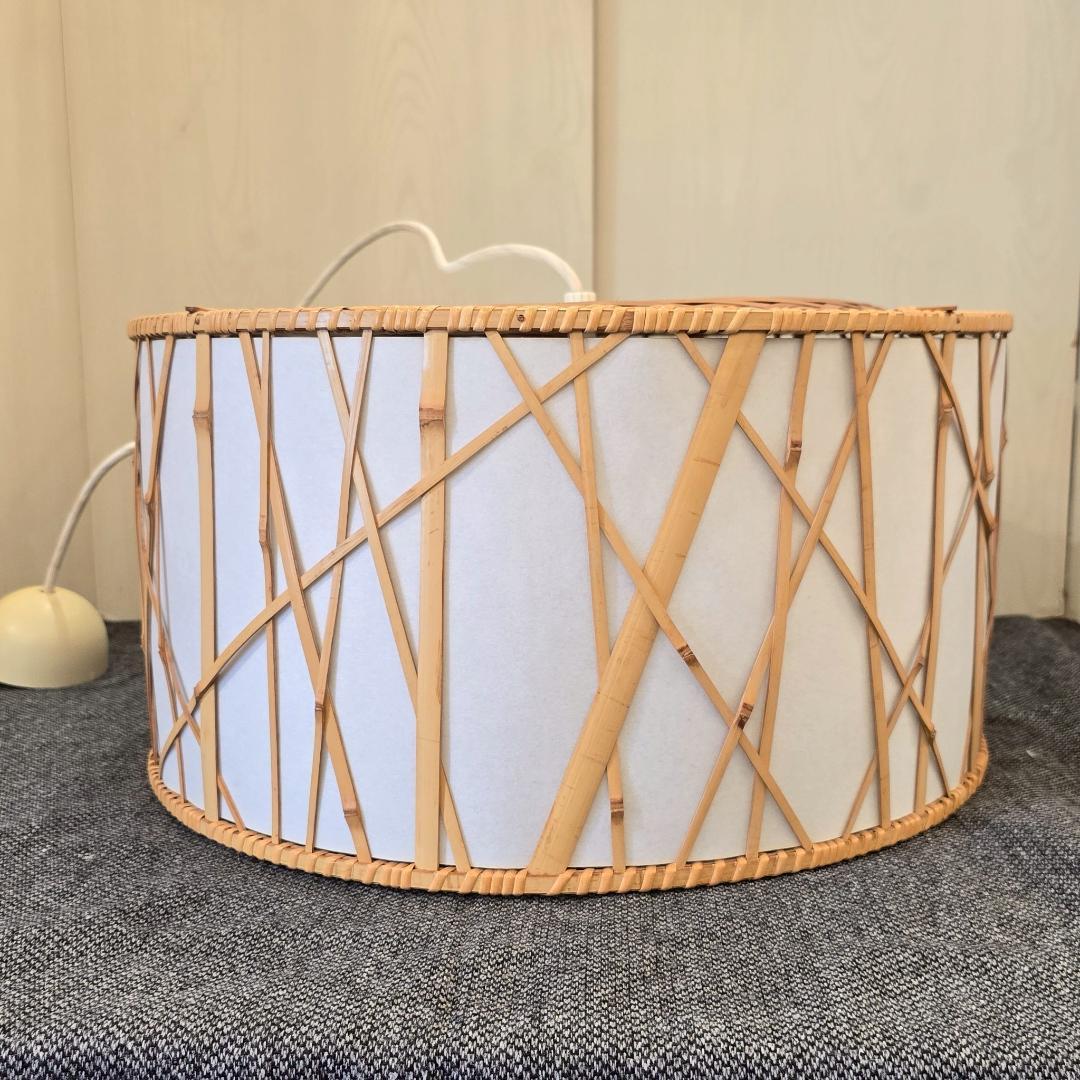 i+ 【美品】　ヤマギワ 竹 真竹 ペンダントライト 伝統工芸 照明 ランプ