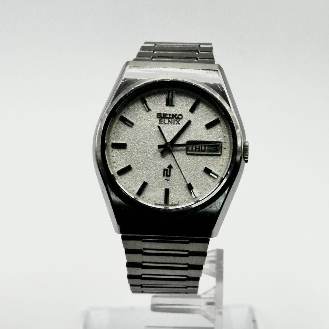 稼働品 新品電池！SEIKO 腕時計エルニクス ELNIX電磁テンプ式/クォーツ