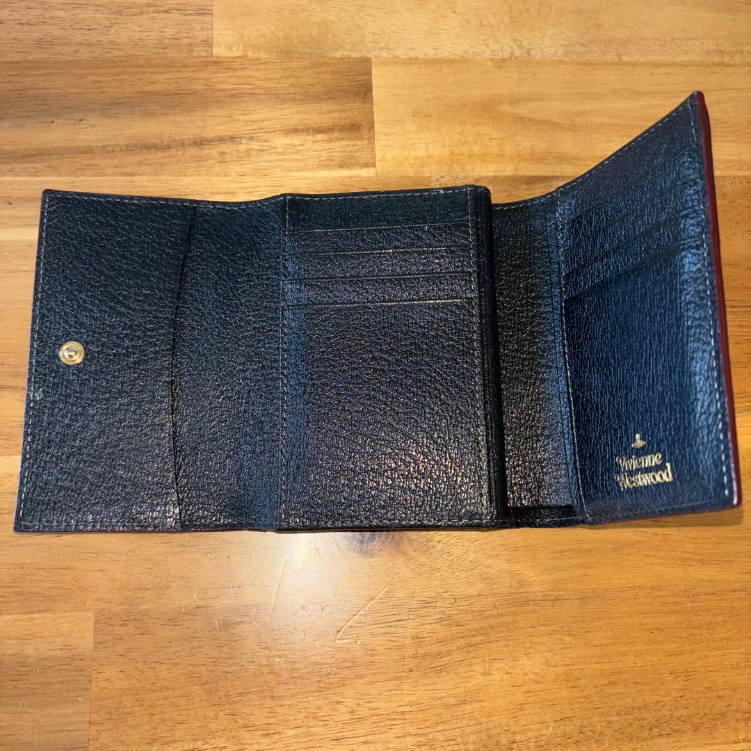 Vivienne Westwood 三つ折り財布　ブラック