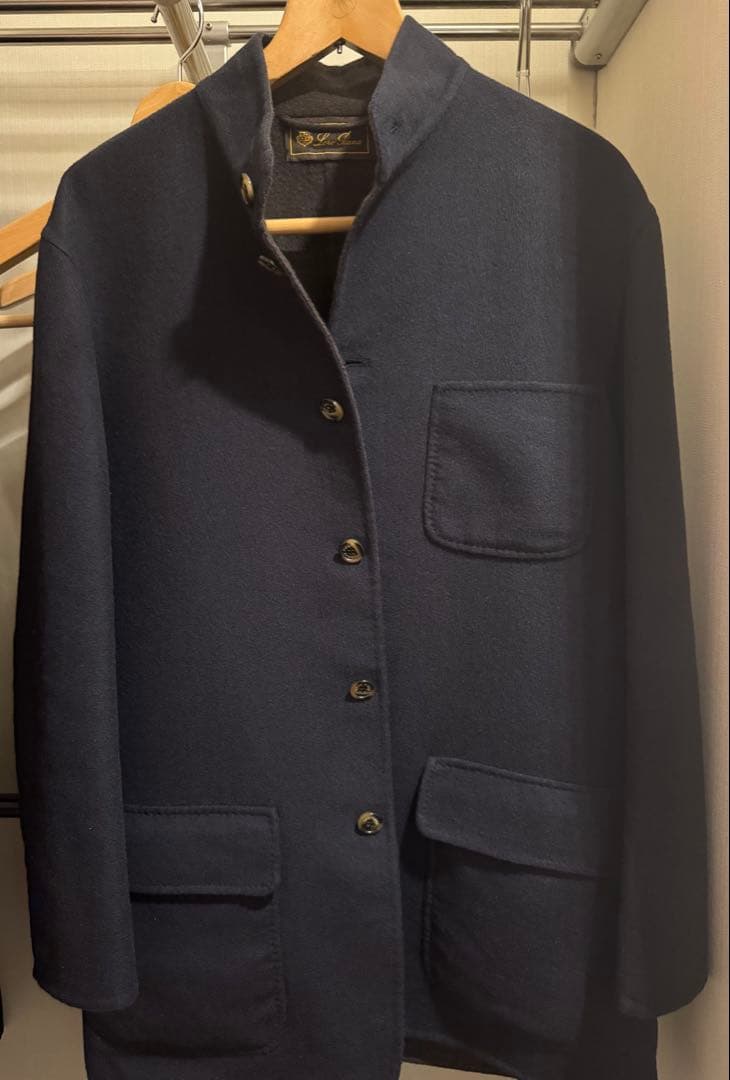 ロロピアーナ カシミヤ100% ダブルフェイス 旧ロゴ フォレスティエール