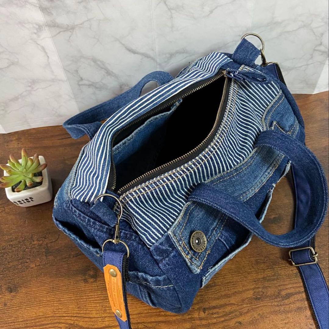 No.15 専用ページ*デニムリメイク【フリル付き長財布＆ボストンバッグ】