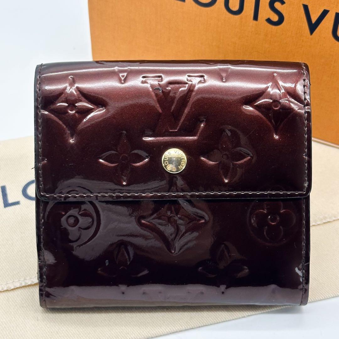 ルイヴィトン ポルトフォイユ カルトクレディ アマラント ヴェルニ モノグラム