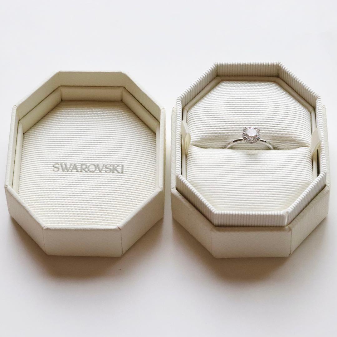 超美品 スワロフスキー Stilla リング ジルコニア シルバー