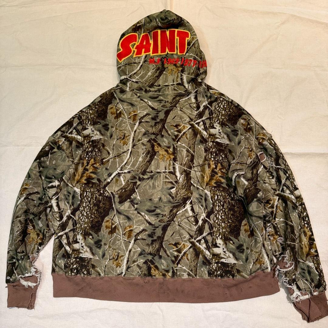 25aw新品正規品 SAINTM×××××× BAPE ZIP HOODIE M