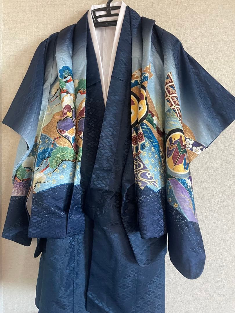 【写真追加男の子】七五三セット、草履、小物付き