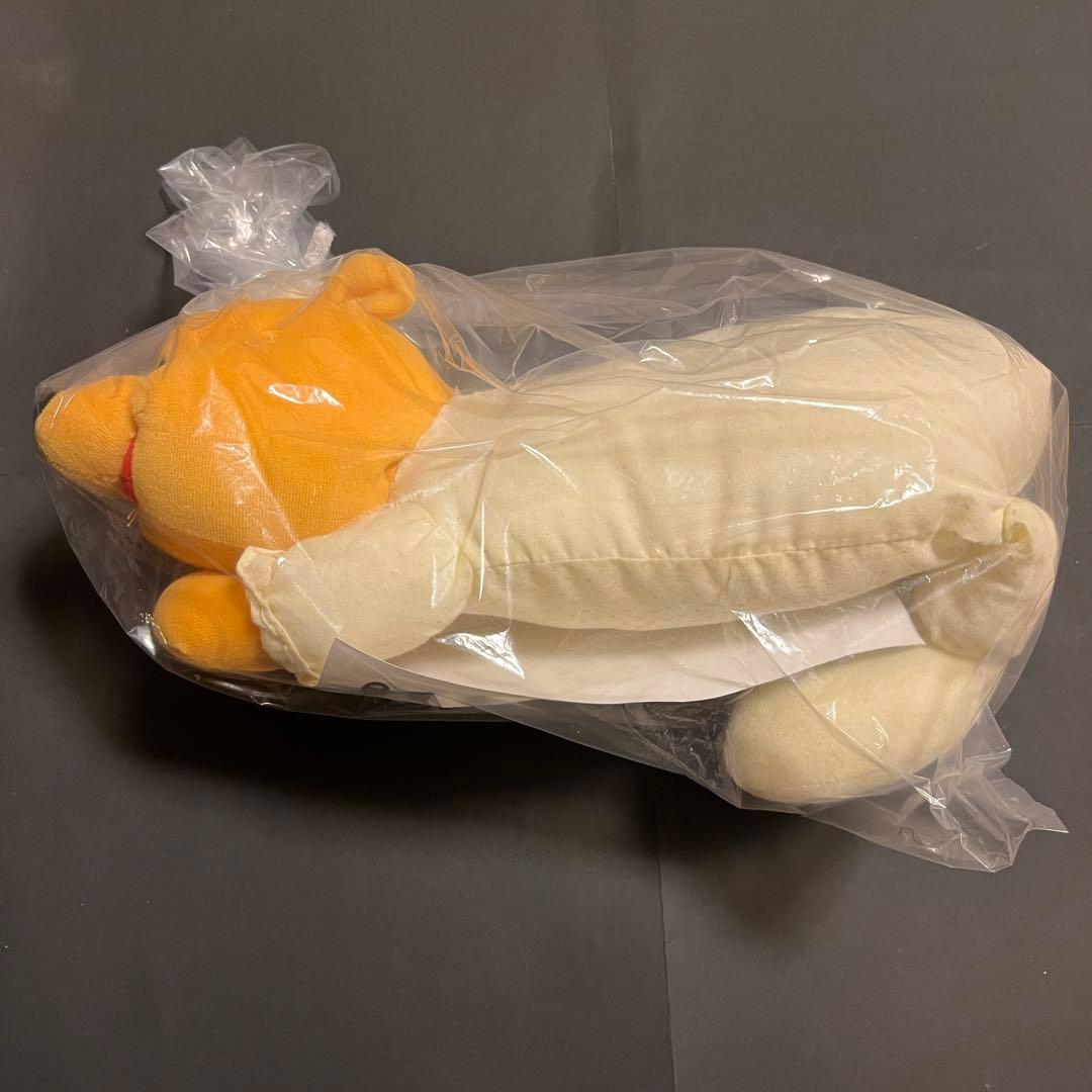 【クリーニング済】　Disney くまのプーさん　おやすみプーさん　ぬいぐるみ