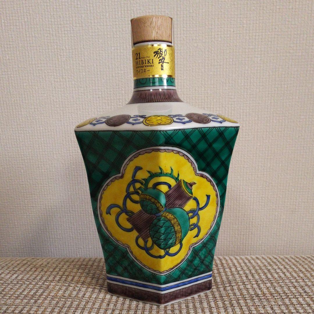 サントリーウイスキー響 21年スペシャルボトルコレクション/九谷焼(木箱入)
