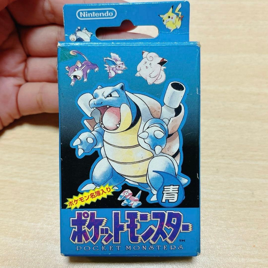 早い者勝ち❗️ポケットモンスター　青　トランプ　美品