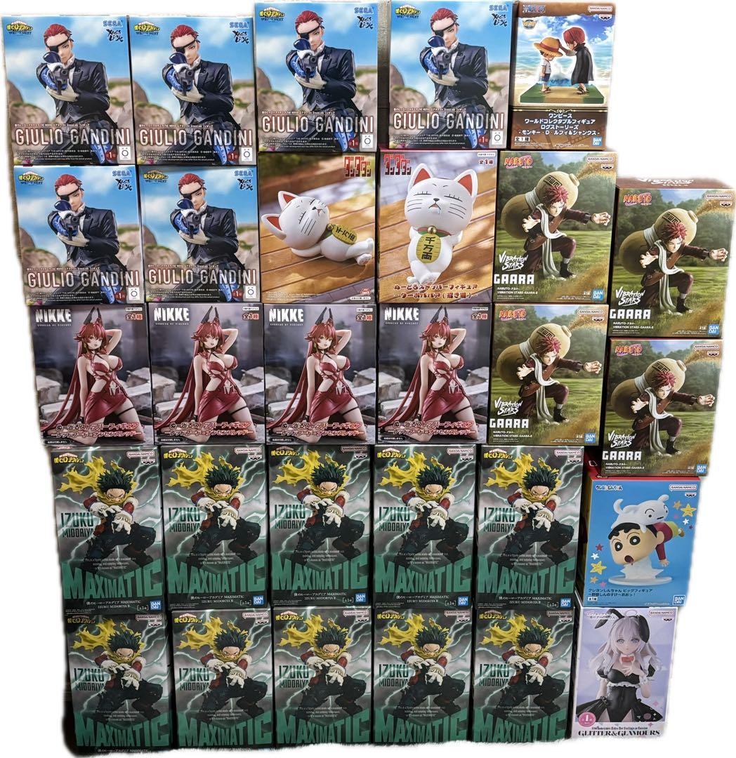 最新プライズフィギュア ヒロアカ ナルト ワンピース クレヨンしんちゃん