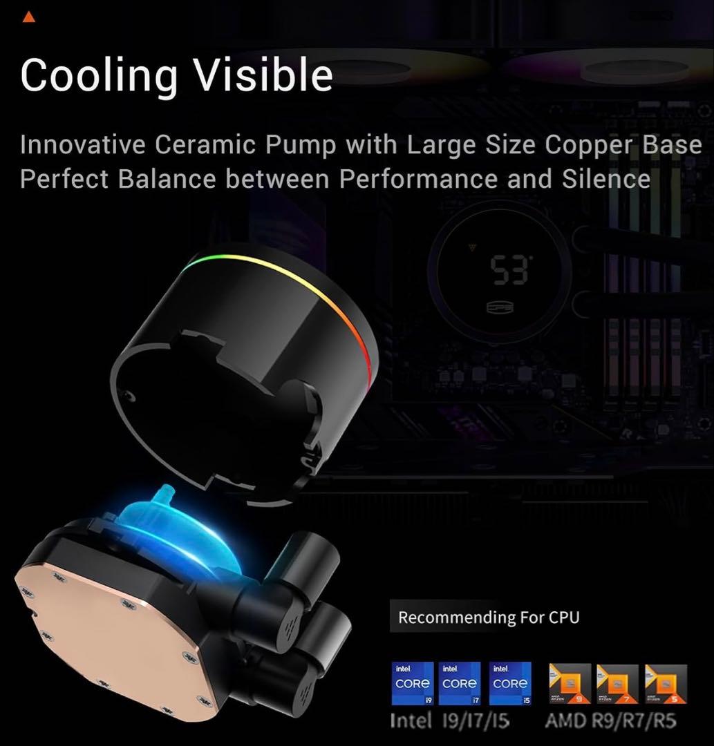 PCCOOLER「CPS DA360 Pro」ブラック