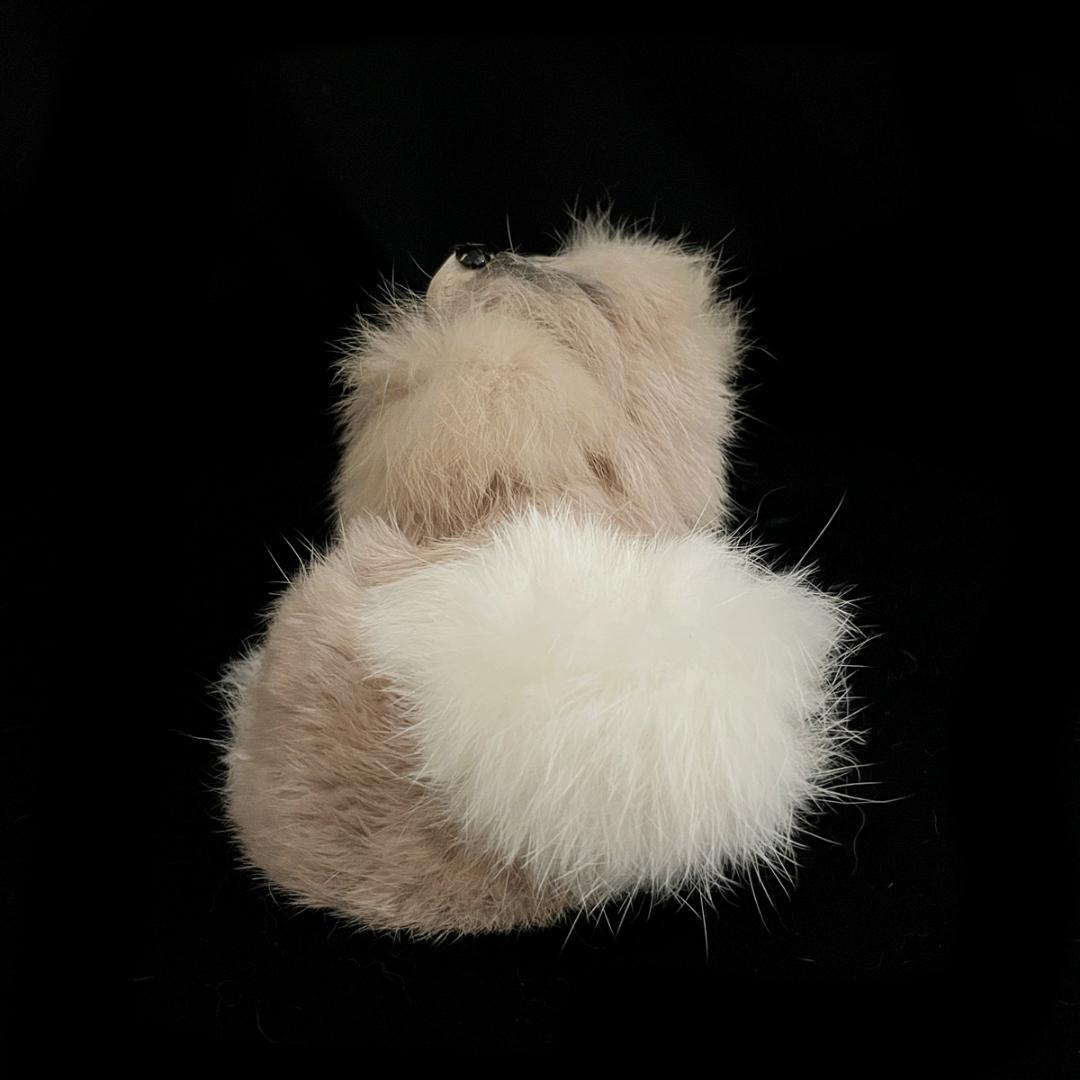 超レア！1960～1970年代？ おもちゃの三英 コリー リアルファーぬいぐるみ