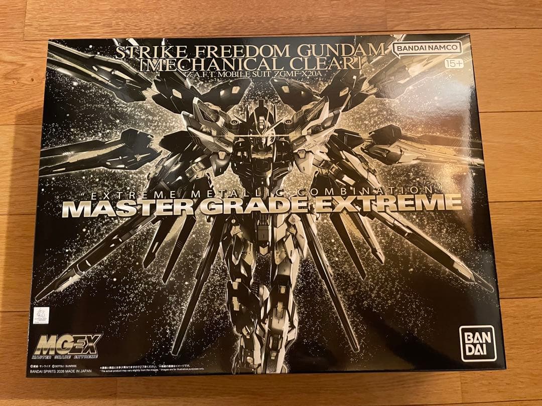 【新品】プレバン限定 MGEX ストライクフリーダムガンダム メカニカルクリア
