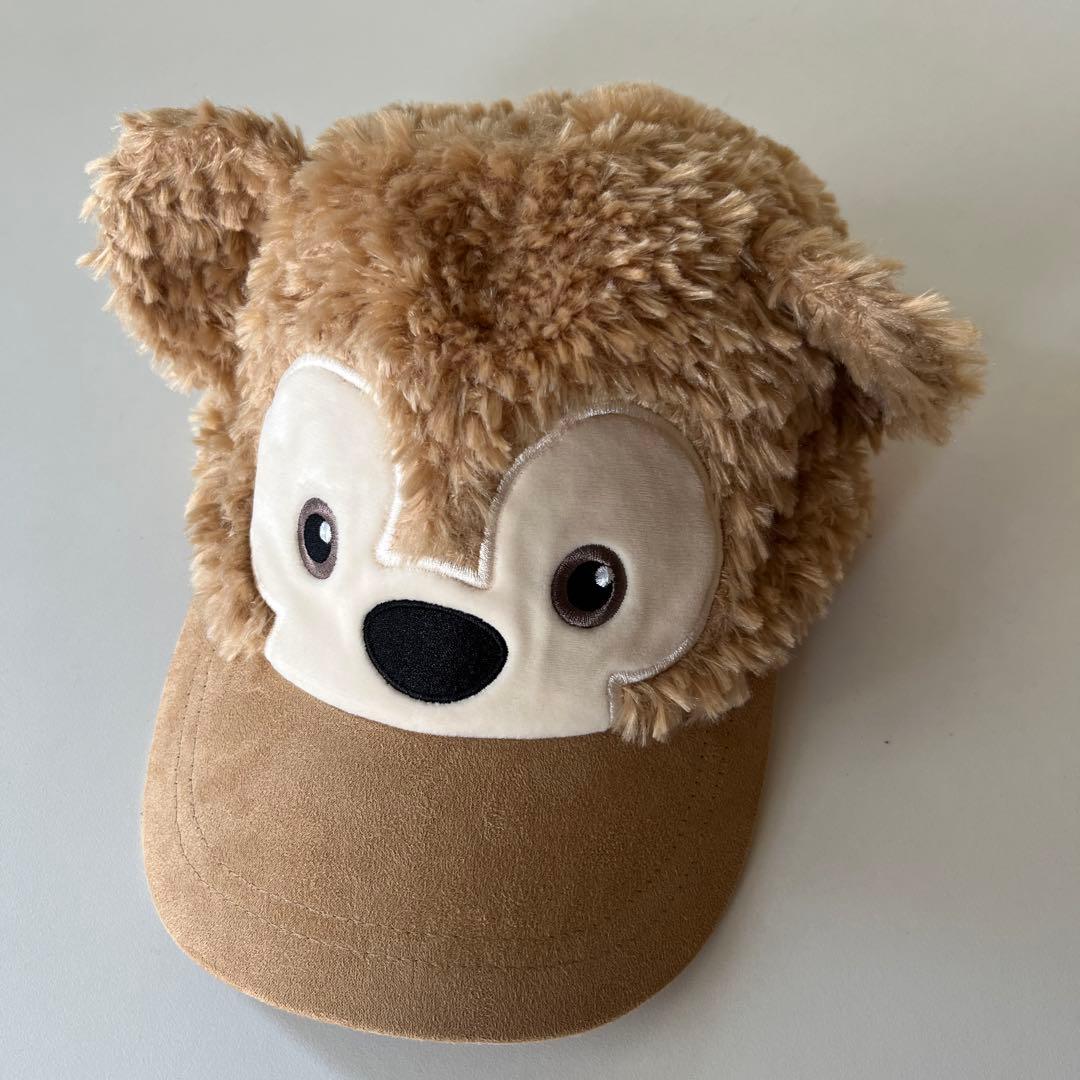 ディズニーシー　ダッフィー　シェリーメイ　キャップ　フェイス　ふわふわ　2点