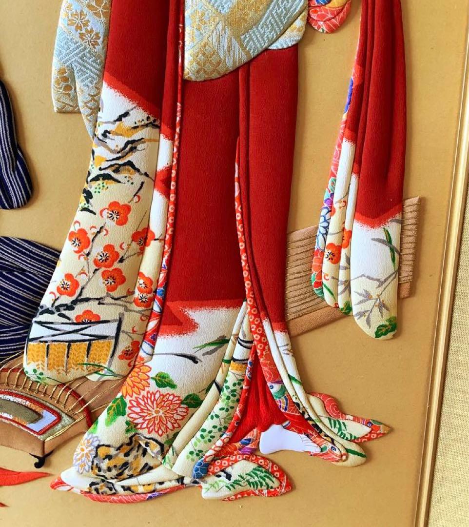 押絵　押し絵　美人画　浮世絵　日本絵画　アート