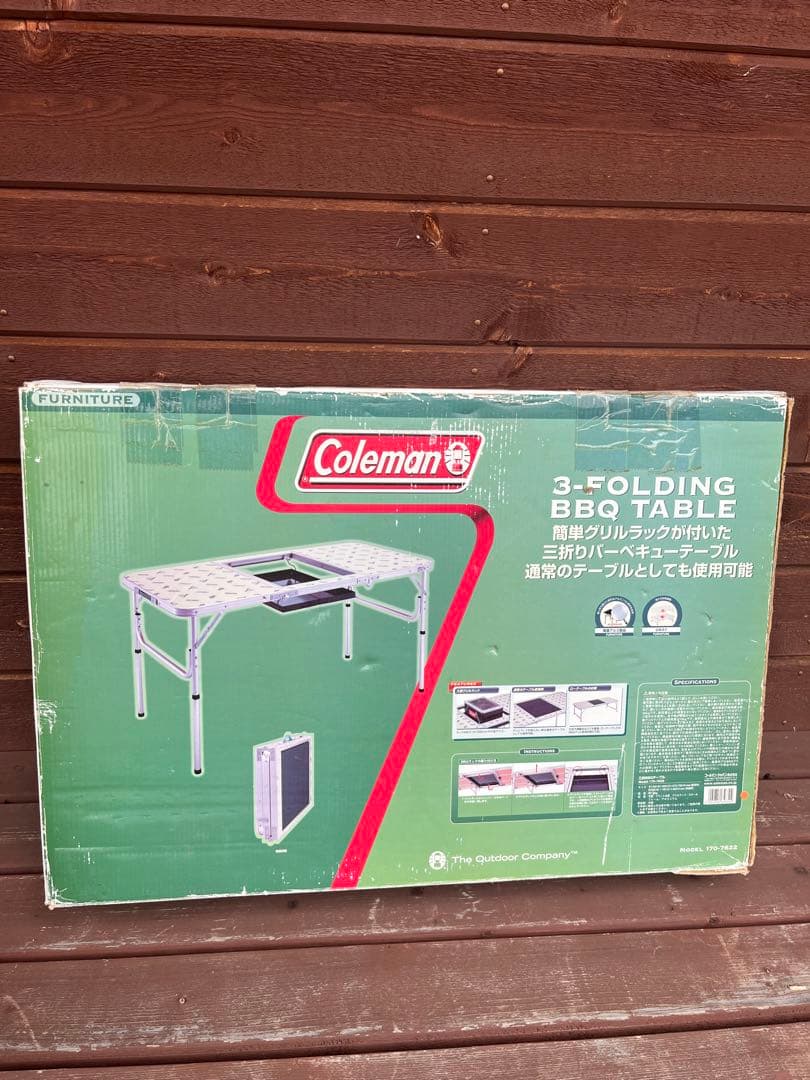 Coleman 三折BBQテーブル　モデル170-7622
