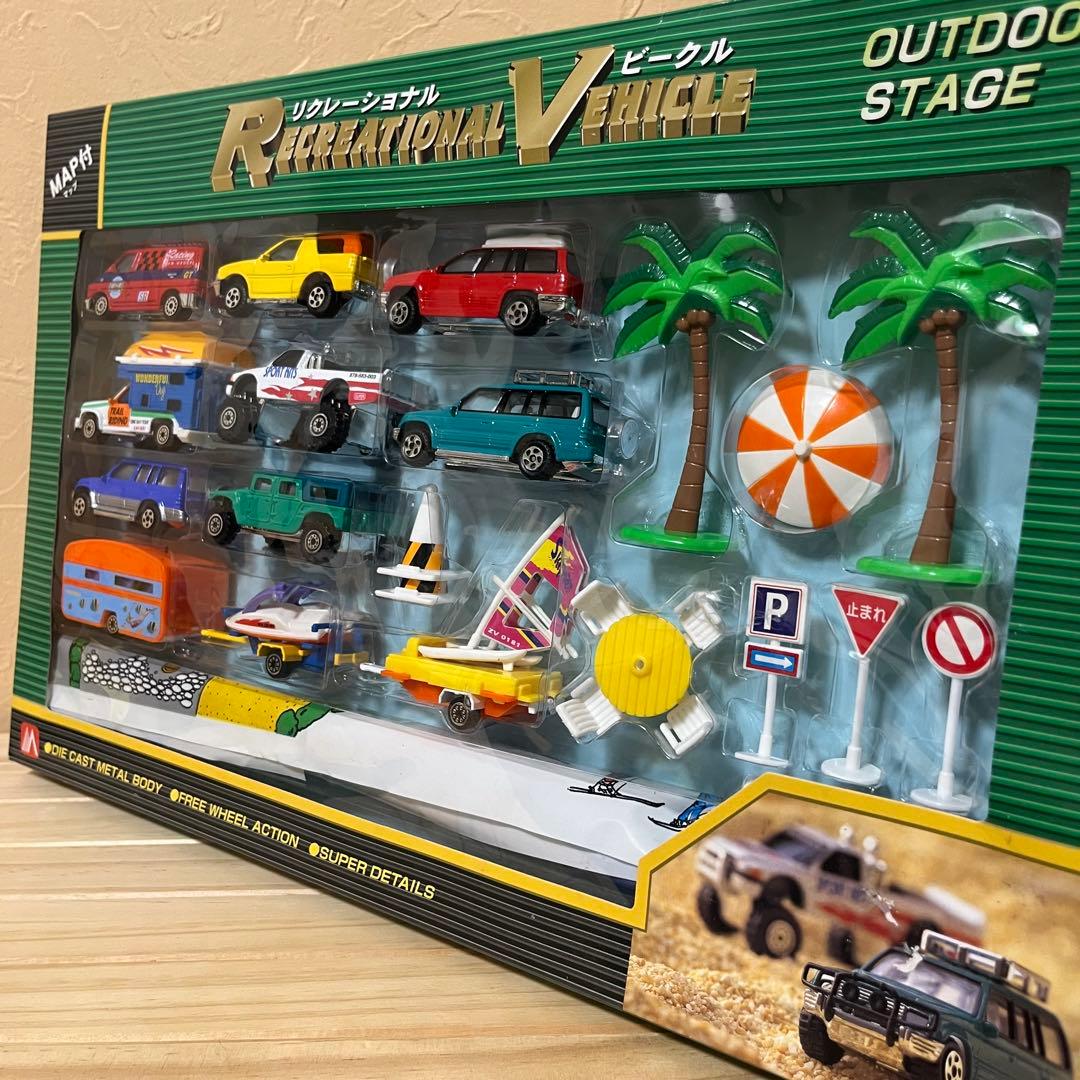 美品 モリガング リクリエーショナルVヒッジ アウトドアステージ ミニカーセット
