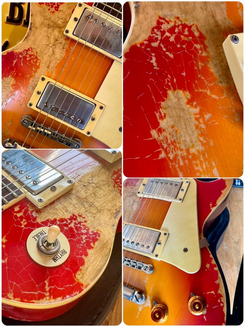 ハードエイジド&レリック レスポールスタンダードタイプチェリーバースト