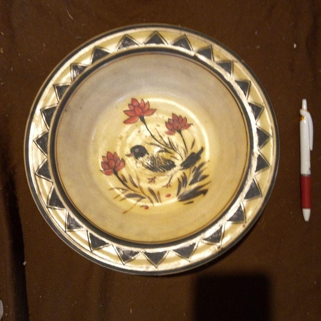 中国陶磁器　宋磁州窯　絵皿