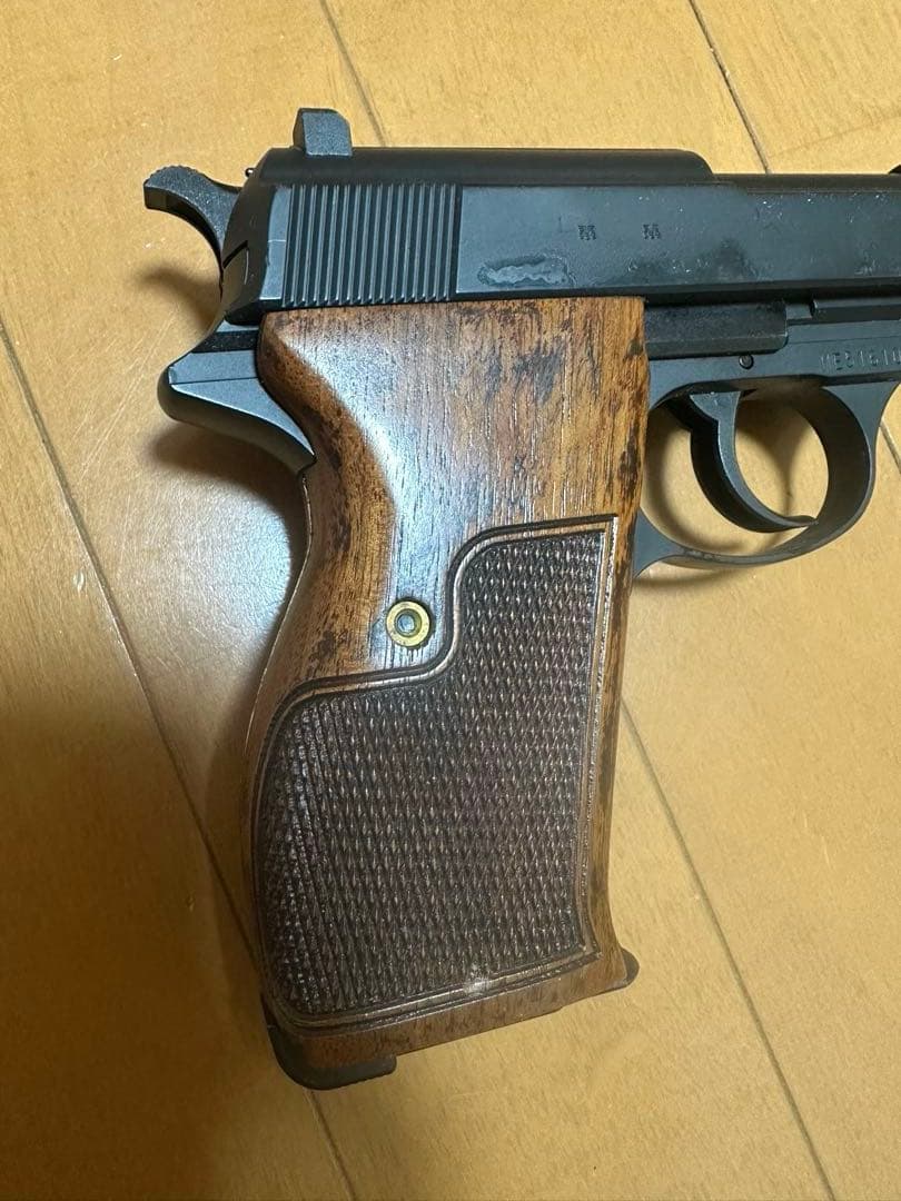 い*た様 マルゼン　ワルサーP38 木製グリップ付