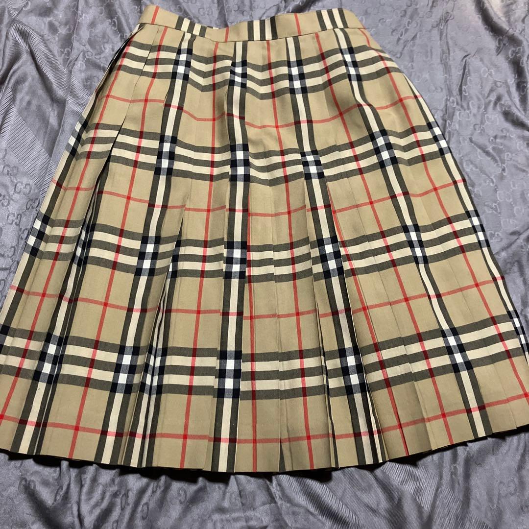 旧バーバリーロゴ　Burberrys ノバチェック　スカート