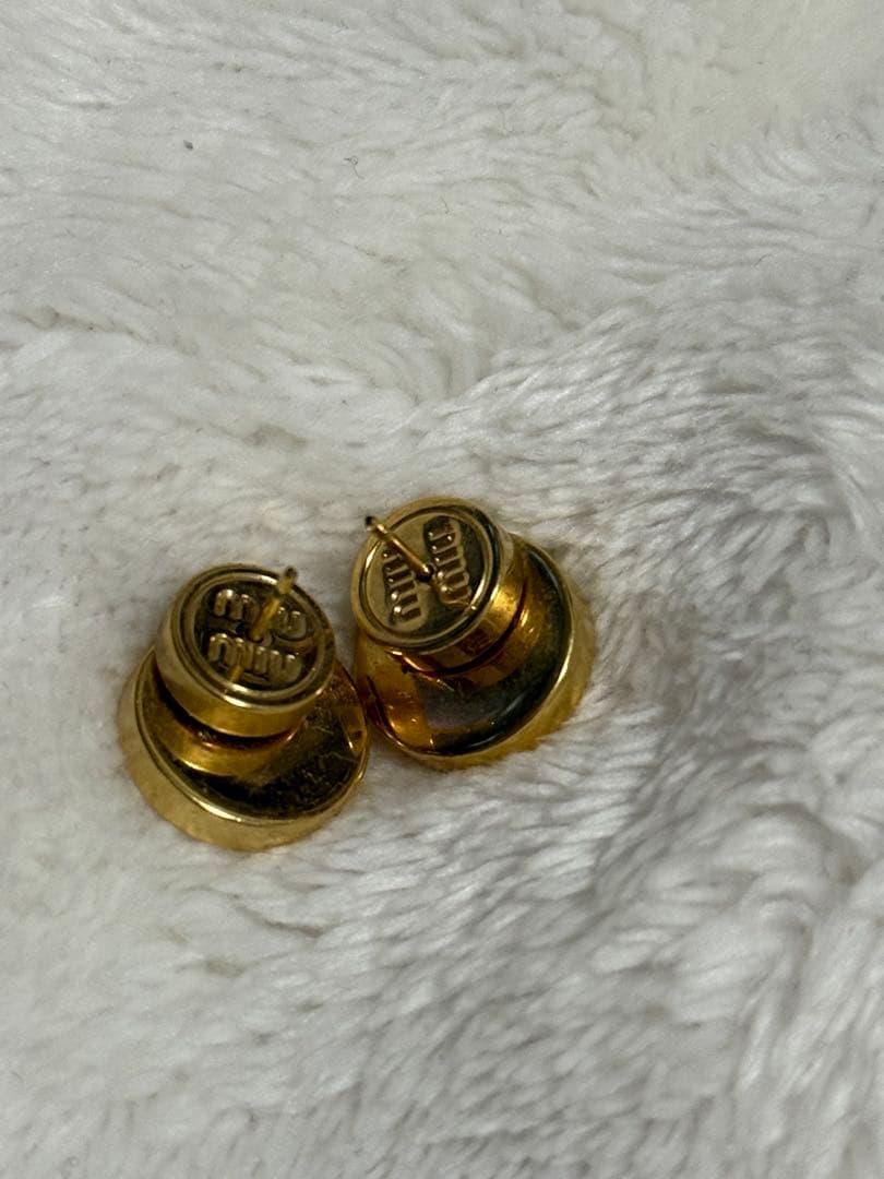 miu miu ゴールド ピンク