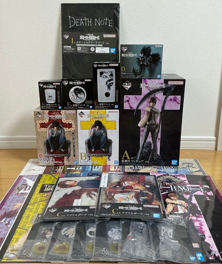 一番くじ デスノート A＋B＋D＋ラストワン賞 合計28点セット